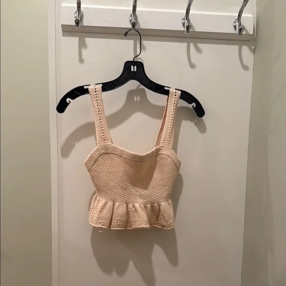 ALC Elegant Cream Knit Skirt/Top - Picture 3 of 5